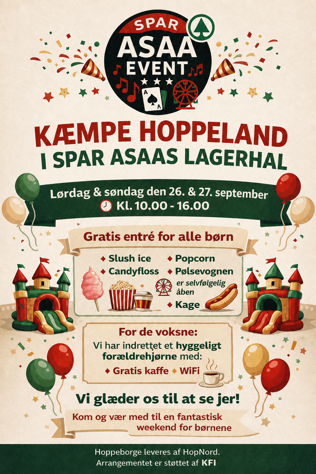 KÆMPE HOPPELAND