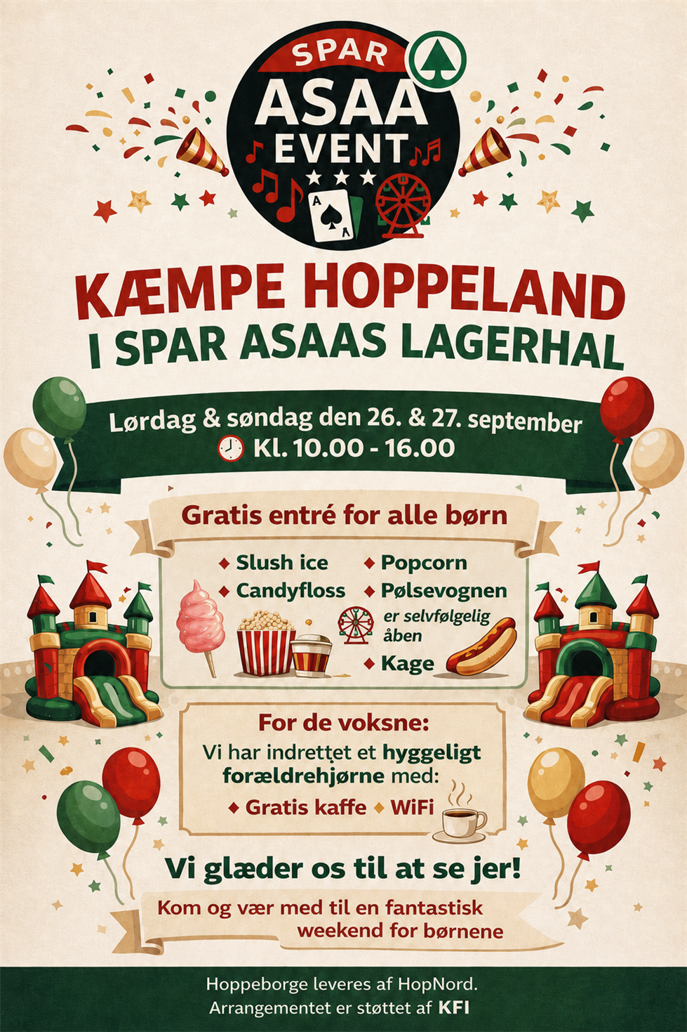 KÆMPE HOPPELAND